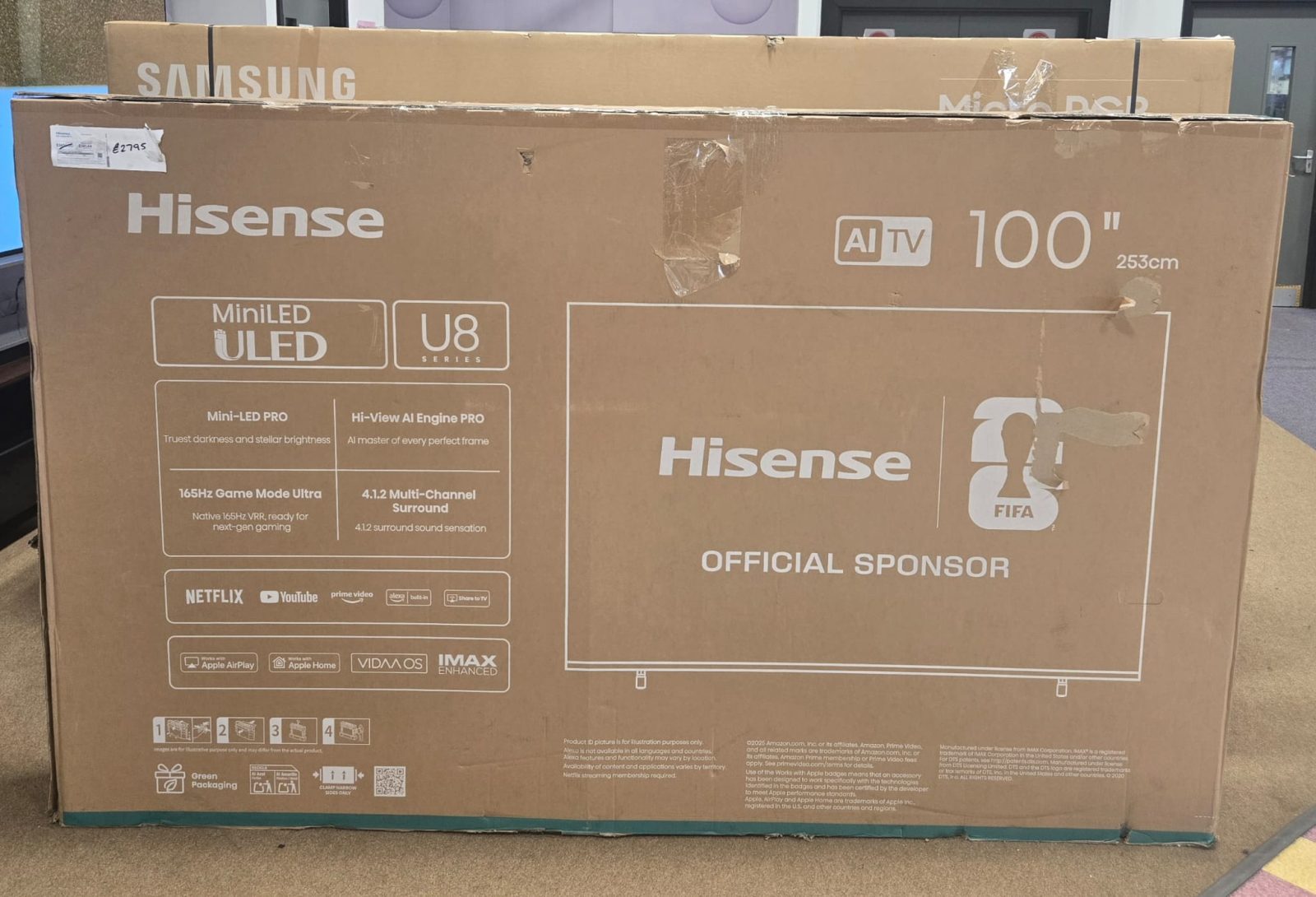 Tonnycaan - Samsung TV - 100 Inches - £3000.00